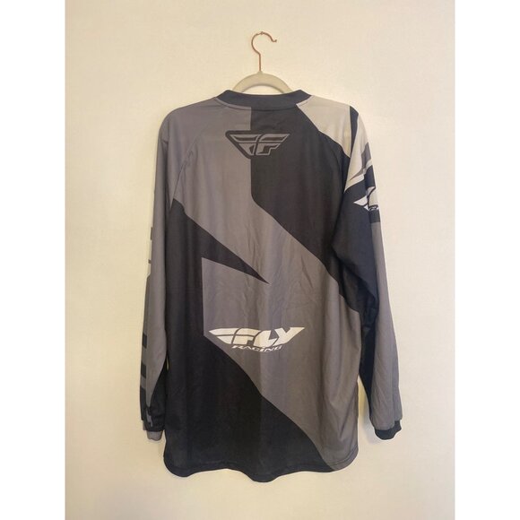 Fly Racing Gray F-16 Motocross Jersey Men's Size Large - Picture 3 of 6
